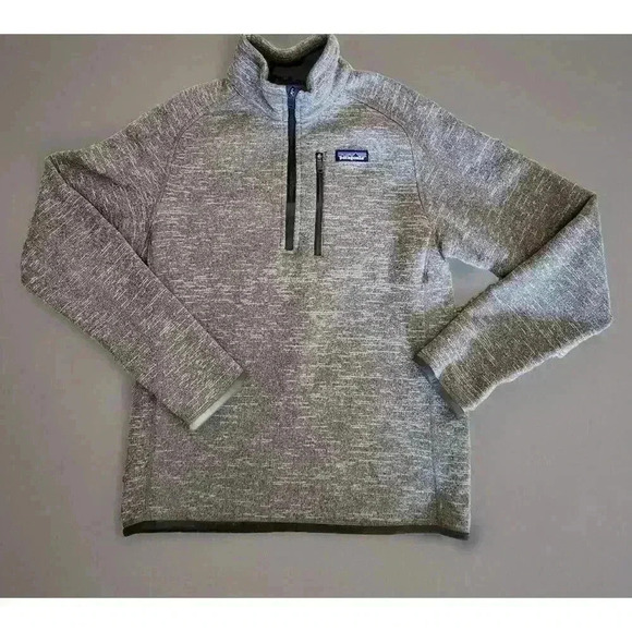 Patagonia Better Sweater 1/4-Zip Fleece Men's Small Big Sur‎ Walking Travel B2 - Picture 1 of 6
